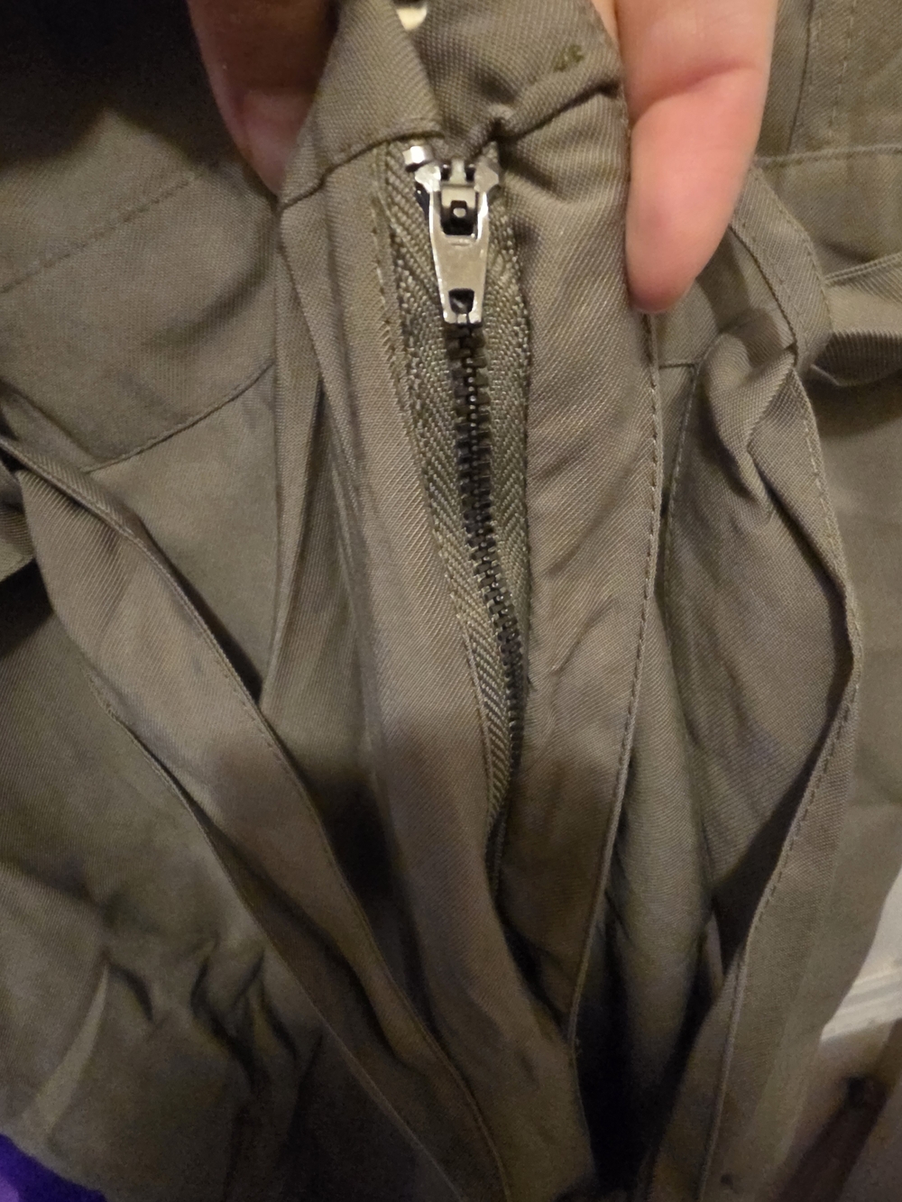 Forever 21 Olive Green Utility Jumpsuit XL NWT - Picture 4 of 6